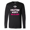 Full-time-Wifey-24-7-365-Shirts-gift-for-wife-wife-gift-wife-shirt-wifey-wifey-shirt-wife-t-shirt-wife-anniversary-gift-family-shirt-birthday-shirt-funny-shirts-sarcastic-shirt-best-friend-shirt-clothing-women-men-long-sleeve-shirt