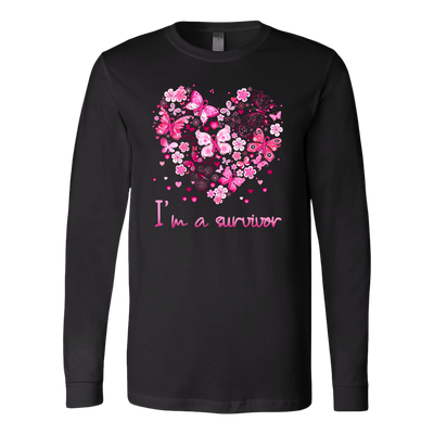 Breast-Cancer-Awareness-Shirt-I-m-A-Survivor-Heart-Pink-I-m-A-Survivor-breast-cancer-shirt-breast-cancer-cancer-awareness-cancer-shirt-cancer-survivor-pink-ribbon-pink-ribbon-shirt-awareness-shirt-family-shirt-birthday-shirt-best-friend-shirt-clothing-women-men-long-sleeve-shirt