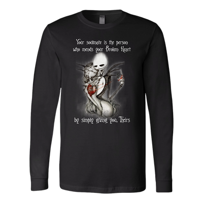 Your Soulmate is The Person Who Mends Your Broken Heart Shirt, Jack Sally Shirt, Couple Shirt