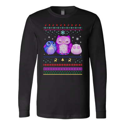 Owl-Christmas-Shirt-Owl-Sweatshirt-merry-christmas-christmas-shirt-holiday-shirt-christmas-shirts-christmas-gift-christmas-tshirt-santa-claus-ugly-christmas-ugly-sweater-christmas-sweater-sweater-family-shirt-birthday-shirt-funny-shirts-sarcastic-shirt-best-friend-shirt-clothing-women-men-long-sleeve-shirt
