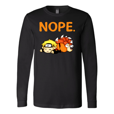 Naruto-Kurama-Nine-Tails-Shirt-Nope-Shirt-merry-christmas-christmas-shirt-anime-shirt-anime-anime-gift-anime-t-shirt-manga-manga-shirt-Japanese-shirt-holiday-shirt-christmas-shirts-christmas-gift-christmas-tshirt-santa-claus-ugly-christmas-ugly-sweater-christmas-sweater-sweater-family-shirt-birthday-shirt-funny-shirts-sarcastic-shirt-best-friend-shirt-clothing-women-men-long-sleeve-shirt