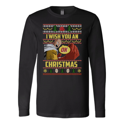 One-Punch-Man-Shirt-I-Wish-You-An-Christmas-Sweatshirt-merry-christmas-christmas-shirt-anime-shirt-anime-anime-gift-anime-t-shirt-manga-manga-shirt-Japanese-shirt-holiday-shirt-christmas-shirts-christmas-gift-christmas-tshirt-santa-claus-ugly-christmas-ugly-sweater-christmas-sweater-sweater-family-shirt-birthday-shirt-funny-shirts-sarcastic-shirt-best-friend-shirt-clothing-women-men-long-sleeve-shirt