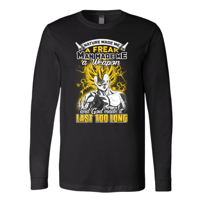 Dragon-Ball-Shirt-Nature-Made-Me-A-Freak-Man-Made-Me-a-Weapon-and-God-Made-It-Last-Too-Long-merry-christmas-christmas-shirt-anime-shirt-anime-anime-gift-anime-t-shirt-manga-manga-shirt-Japanese-shirt-holiday-shirt-christmas-shirts-christmas-gift-christmas-tshirt-santa-claus-ugly-christmas-ugly-sweater-christmas-sweater-sweater-family-shirt-birthday-shirt-funny-shirts-sarcastic-shirt-best-friend-shirt-clothing-women-men-long-sleeve-shirt