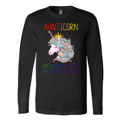 Aunticorn Like a Normal Aunt Only More Awesome Shirt, LGBT Shirt