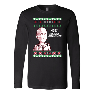 One-Punch-Man-Shirt-OK-Merry-Christmas-Shirt-Saitama-Shirt-merry-christmas-christmas-shirt-anime-shirt-anime-anime-gift-anime-t-shirt-manga-manga-shirt-Japanese-shirt-holiday-shirt-christmas-shirts-christmas-gift-christmas-tshirt-santa-claus-ugly-christmas-ugly-sweater-christmas-sweater-sweater--family-shirt-birthday-shirt-funny-shirts-sarcastic-shirt-best-friend-shirt-clothing-women-men-long-sleeve-shirt