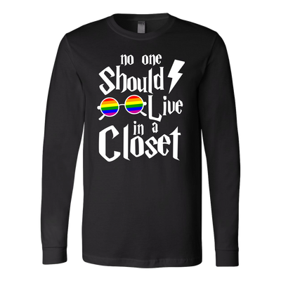 No-One-Should-Live-in-a-Closet-Shirts-Harry-Potter-Shirts-LGBT-SHIRTS-gay-pride-shirts-gay-pride-rainbow-lesbian-equality-clothing-women-men-long-sleeve-shirt