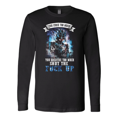 Dragon-Ball-Shirt-You-Curse-Too-Much-You-Breathe-Too-Much-Shut-Up-Fuck-Up-merry-christmas-christmas-shirt-anime-shirt-anime-anime-gift-anime-t-shirt-manga-manga-shirt-Japanese-shirt-holiday-shirt-christmas-shirts-christmas-gift-christmas-tshirt-santa-claus-ugly-christmas-ugly-sweater-christmas-sweater-sweater-family-shirt-birthday-shirt-funny-shirts-sarcastic-shirt-best-friend-shirt-clothing-women-men-long-sleeve-shirt