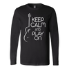 Keep Calm and Play On Guitar Shirt, Guitar Shirt