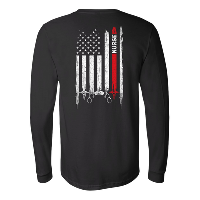 Nurse-Medical-American-Flag-Shirt-nurse-shirt-nurse-gift-nurse-nurse-appreciation-nurse-shirts-rn-shirt-personalized-nurse-gift-for-nurse-rn-nurse-life-registered-nurse-clothing-women-men-long-sleeve-shirt