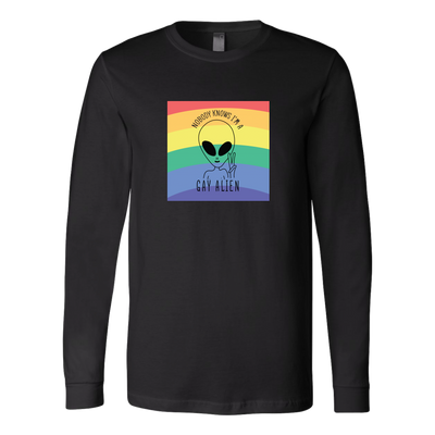 Nobody-Knows-I'm-a-Gay-Alien-Shirts-LGBT-SHIRTS-gay-pride-shirts-gay-pride-rainbow-lesbian-equality-clothing-women-men-long-sleeve-shirt