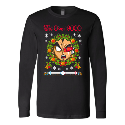 Dragon-Ball-Shirt-Tis-Over-9000-Shirt-merry-christmas-christmas-shirt-anime-shirt-anime-anime-gift-anime-t-shirt-manga-manga-shirt-Japanese-shirt-holiday-shirt-christmas-shirts-christmas-gift-christmas-tshirt-santa-claus-ugly-christmas-ugly-sweater-christmas-sweater-sweater-family-shirt-birthday-shirt-funny-shirts-sarcastic-shirt-best-friend-shirt-clothing-women-men-long-sleeve-shirt