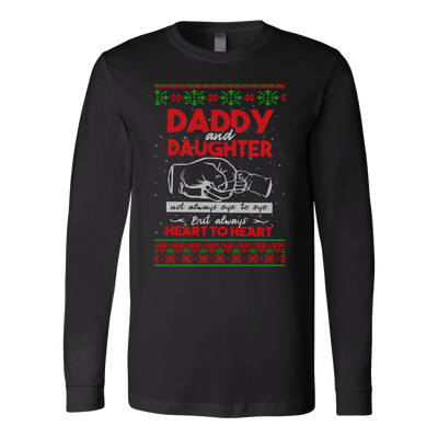 Daddy-and-Daughter-Not-Always-Eye-to-Eye-But-Always-Heart-to-Heart-Shirts-dad-shirt-father-shirt-fathers-day-gift-new-dad-gift-for-dad-funny-dad shirt-father-gift-new-dad-shirt-anniversary-gift-family-shirt-birthday-shirt-funny-shirts-sarcastic-shirt-best-friend-shirt-clothing-women-men-long-sleeve-shirt