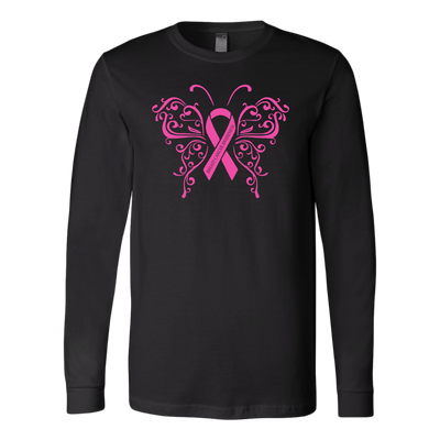 Butterfly-Pink-Ribbon-Shirts-breast-cancer-shirt-breast-cancer-cancer-awareness-cancer-shirt-cancer-survivor-pink-ribbon-pink-ribbon-shirt-awareness-shirt-family-shirt-birthday-shirt-best-friend-shirt-clothing-women-men-long-sleeve-shirt