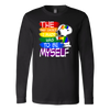 The-Only-Choice-I-Made-Was-To-Be-Myself-Shirts-Snoopy-Shirts-LGBT-SHIRTS-gay-pride-shirts-gay-pride-rainbow-lesbian-equality-clothing-women-men-long-sleeve-shirt
