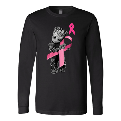 Breast-Cancer-Awareness-Shirt-Baby-Groot-Hug-Shirt-breast-cancer-shirt-breast-cancer-cancer-awareness-cancer-shirt-cancer-survivor-pink-ribbon-pink-ribbon-shirt-awareness-shirt-family-shirt-birthday-shirt-best-friend-shirt-clothing-women-men-long-sleeve-shirt