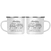 Adventure Never stop exploring mug, camping mug, outdoor mug, enamel mug