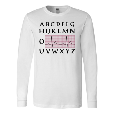 PQRST-Heartbeats-Nurse-T-shirt-Alphabet-PQRST-Wave-Nurse-nurse-shirt-nurse-gift-nurse-nurse-appreciation-nurse-shirts-rn-shirt-personalized-nurse-gift-for-nurse-rn-nurse-life-registered-nurse-clothing-women-men-long-sleeve-shirt