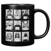 Dream Shirts Horror Killers Mugshots Mug, Freddy Krueger Jason Voorhees Pennywise Pinhead Chucky Mug