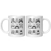 Dream Shirts Horror Killers Mugshots Mug, Freddy Krueger Jason Voorhees Pennywise Pinhead Chucky Mug