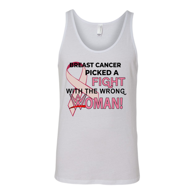 Breast-Cancer-Awareness-Shirt-Breast-Cancer-Picked-A-Fight-With-The-Wrong-Woman-breast-cancer-shirt-breast-cancer-cancer-awareness-cancer-shirt-cancer-survivor-pink-ribbon-pink-ribbon-shirt-awareness-shirt-family-shirt-birthday-shirt-best-friend-shirt-clothing-women-men-unisex-tank-tops