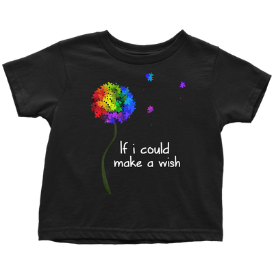 If-I-Could-Make-A-Wish-Shirts-autism-shirts-autism-awareness-autism-shirt-for-mom-autism-shirt-teacher-autism-mom-autism-gifts-autism-awareness-shirt- puzzle-pieces-autistic-autistic-children-autism-spectrum-clothing-kid-toddler-t-shirt