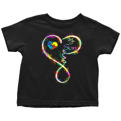 Heart-Love-My-Son-Autism-Shirts-autism-shirts-autism-awareness-autism-shirt-for-mom-autism-shirt-teacher-autism-mom-autism-gifts-autism-awareness-shirt- puzzle-pieces-autistic-autistic-children-autism-spectrum-clothing-women-men-toddler-shirt