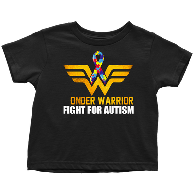 Wonder-Warrior-Fight-for-Autism-Shirts-wonder-woman-shirts-autism-shirts-autism-awareness-autism-shirt-for-mom-autism-shirt-teacher-autism-mom-autism-gifts-autism-awareness-shirt- puzzle-pieces-autistic-autistic-children-autism-spectrum-clothing-kid-toddler-t-shirt