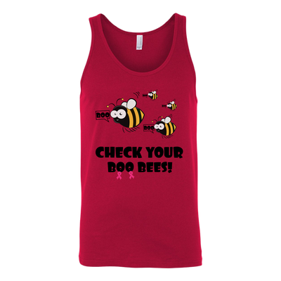 Breast-Cancer-Awareness-Shirt-Check-Your-Boob-Bees-Shirt-breast-cancer-shirt-breast-cancer-cancer-awareness-cancer-shirt-cancer-survivor-pink-ribbon-pink-ribbon-shirt-awareness-shirt-family-shirt-birthday-shirt-best-friend-shirt-clothing-women-men-unisex-tank-tops