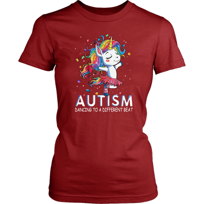 Autism Dancing Purple Navy Pink