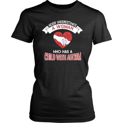 Never-Underestimate-A-Woman-Who-Has-a-Child-With-Autism-autism-shirts-autism-awareness-autism-shirt-for-mom-autism-shirt-teacher-autism-mom-autism-gifts-autism-awareness-shirt- puzzle-pieces-autistic-autistic-children-autism-spectrum-clothing-women-shirt