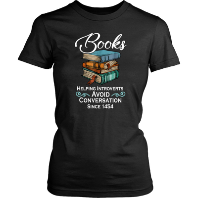 Books Helping Introverts, District Shirt