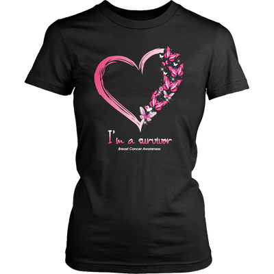 I-m-A-Survivor-Breast-Cancer-Awareness-Heart-Butterfly-Shirt-breast-cancer-shirt-breast-cancer-cancer-awareness-cancer-shirt-cancer-survivor-pink-ribbon-pink-ribbon-shirt-awareness-shirt-family-shirt-birthday-shirt-best-friend-shirt-clothing-women-shirt