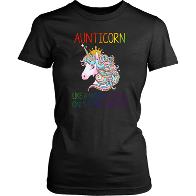 Aunticorn Like a Normal Aunt Only More Awesome Shirt, LGBT Shirt