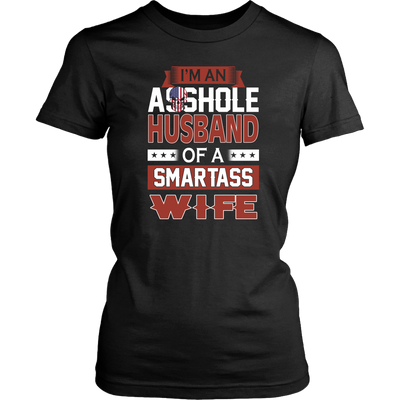 I'm-an-Asshole-Husband-of-a-Smartass-Wife-Shirt-gift-for-wife-wife-gift-wife-shirt-wifey-wifey-shirt-wife-t-shirt-wife-anniversary-gift-family-shirt-birthday-shirt-funny-shirts-sarcastic-shirt-best-friend-shirt-clothing-women-shirt