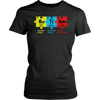 AUTISM PERIODIC TABLE SHIRT, AUTISM  WOMEN SHIRTS