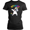 Unicorn Love Wins District Woman Shirt