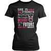 She Is Clothed With Strength Dignity Shirt, Breast Cancer Awareness Shirts