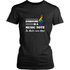 Music Note Shirt, Women Shirt, LGBT