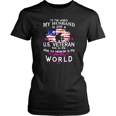 to the world my husband is just a us veteran