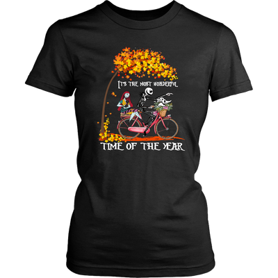 Jack Skellington with Sally It's The Most Wonderful Time Of The Year Shirt