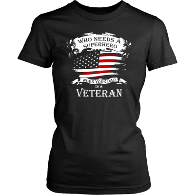 Who Needs a Superhero, Veteran Shirt