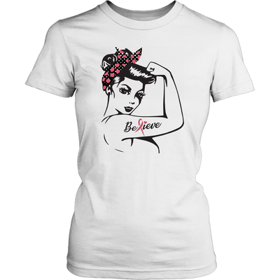 Autism Shirt, Believe Shirt, Rosie the Riveter Shirt