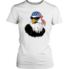 Patriotic Eagle Shirt White