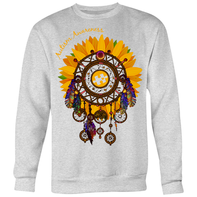 Sunflower-Dreamcatcher-Shirts-autism-shirts-autism-awareness-autism-shirt-for-mom-autism-shirt-teacher-autism-mom-autism-gifts-autism-awareness-shirt- puzzle-pieces-autistic-autistic-children-autism-spectrum-clothing-women-men-sweatshirt