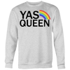 YAS Queen Shirt, LGBT ShirtY, White Shirt