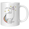 Llama-corns Poop Rainbows Too Mug Cup