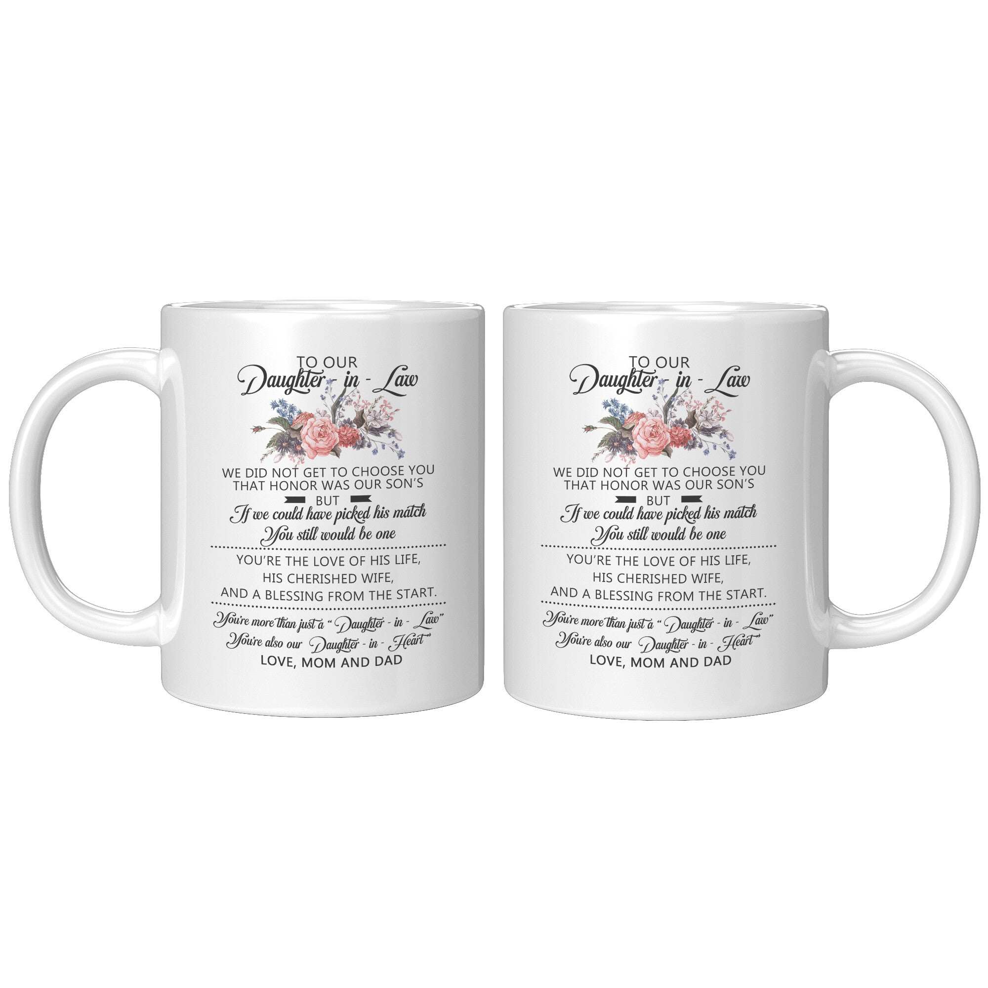 Mom to daughter deals in law mug