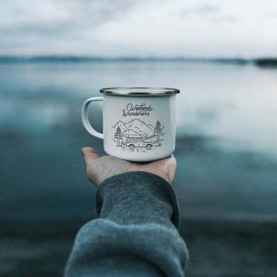 Weekend Wanderers mug, camping mug, outdoor mug