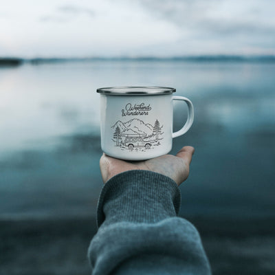 Weekend Wanderers mug, camping mug, outdoor mug