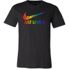 LGBT Just Love It Shirt 2018, LGBT Gay Lesbian Pride Shirt 2018 Bella Canvas